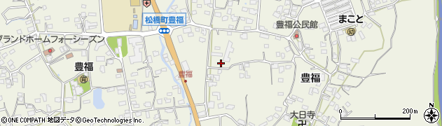 熊本県宇城市松橋町豊福1198周辺の地図