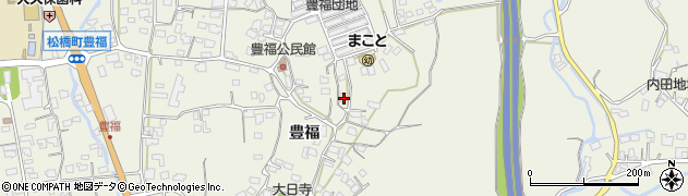 熊本県宇城市松橋町豊福908周辺の地図
