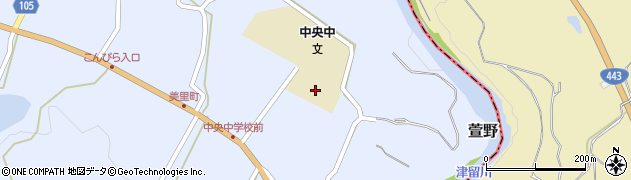 美里町立中央中学校周辺の地図