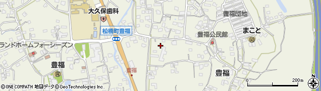 熊本県宇城市松橋町豊福1334周辺の地図