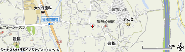 熊本県宇城市松橋町豊福1179周辺の地図