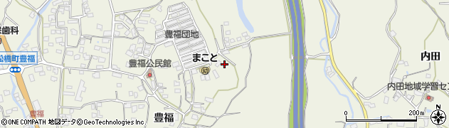熊本県宇城市松橋町豊福1015周辺の地図