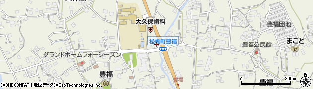 熊本県宇城市松橋町豊福1599周辺の地図