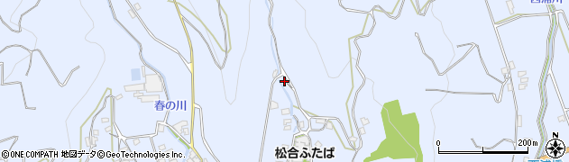 熊本県宇城市不知火町松合466周辺の地図
