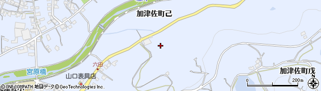 加津佐停車場山口線周辺の地図