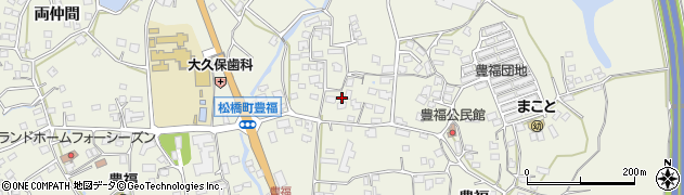 熊本県宇城市松橋町豊福1343周辺の地図