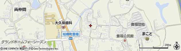 熊本県宇城市松橋町豊福552周辺の地図