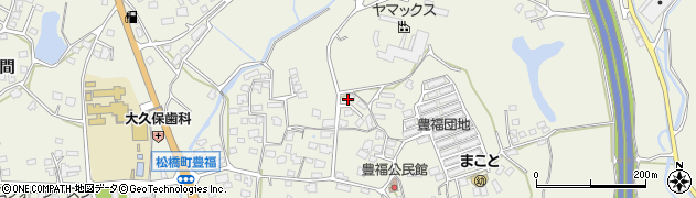 熊本県宇城市松橋町豊福1107周辺の地図