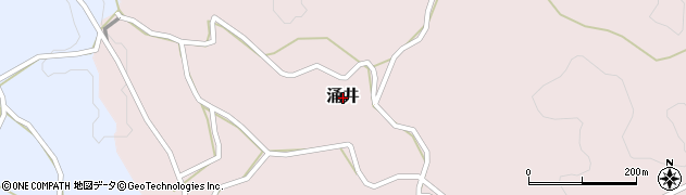 熊本県美里町（下益城郡）涌井周辺の地図