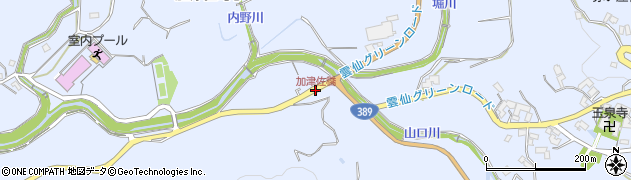 加津佐橋周辺の地図