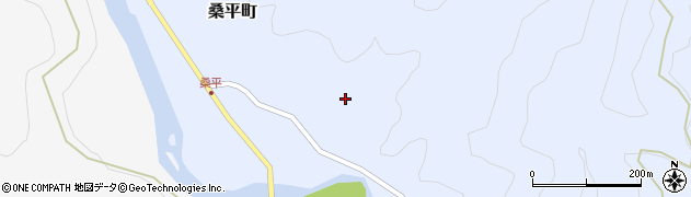 宮崎県延岡市桑平町504周辺の地図