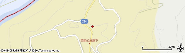 宮崎県延岡市北方町菅原周辺の地図