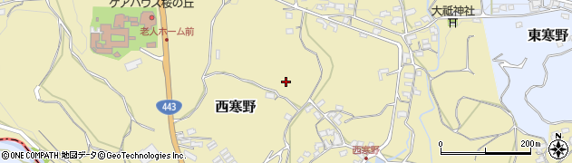 熊本県甲佐町（上益城郡）西寒野周辺の地図