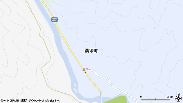 〒882-0091 宮崎県延岡市桑平町の地図