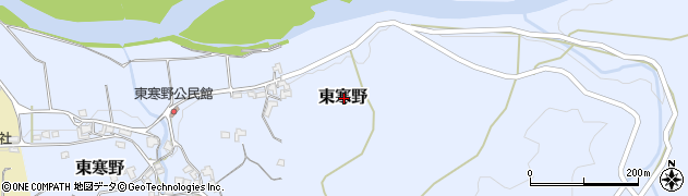 熊本県上益城郡甲佐町東寒野周辺の地図
