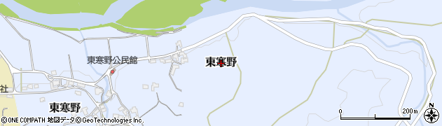 熊本県甲佐町（上益城郡）東寒野周辺の地図