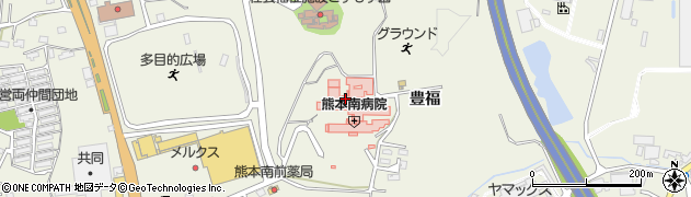 熊本県宇城市松橋町豊福1973周辺の地図