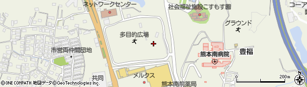 熊本県宇城市松橋町豊福1895周辺の地図