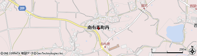 長崎県南島原市南有馬町（丙）周辺の地図