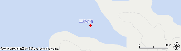 三郎小浦周辺の地図