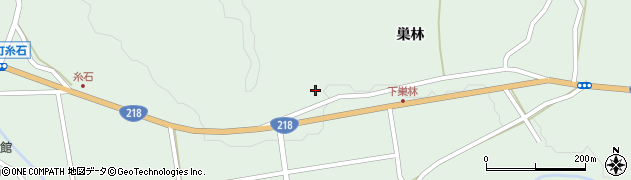 熊本県宇城市豊野町巣林935周辺の地図
