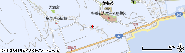 熊本県宇城市不知火町長崎704周辺の地図