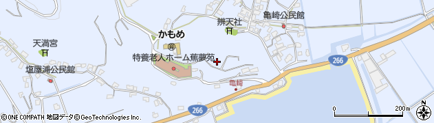 熊本県宇城市不知火町長崎628周辺の地図