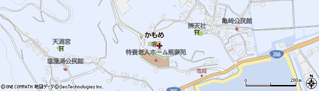 熊本県宇城市不知火町長崎619周辺の地図