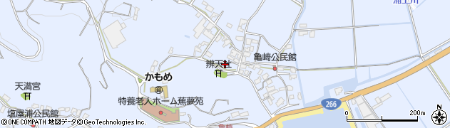 熊本県宇城市不知火町長崎542周辺の地図