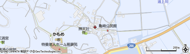 熊本県宇城市不知火町長崎461周辺の地図
