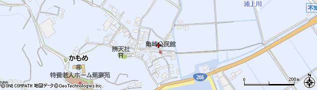 熊本県宇城市不知火町長崎457周辺の地図