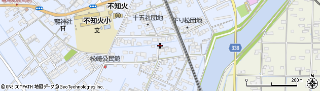 熊本県宇城市不知火町高良2182周辺の地図