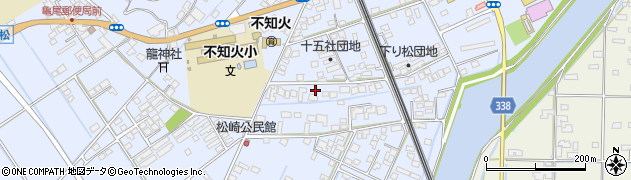 熊本県宇城市不知火町高良2132周辺の地図