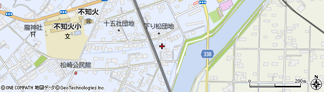 熊本県宇城市不知火町高良2185周辺の地図
