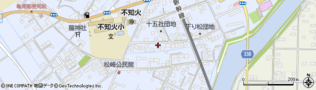 熊本県宇城市不知火町高良2125周辺の地図