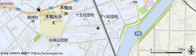 熊本県宇城市不知火町高良2114周辺の地図