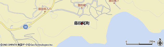 長崎県長崎市藤田尾町周辺の地図