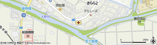 マルエイ松橋店周辺の地図