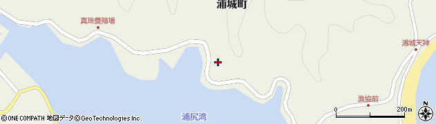 宮崎県延岡市浦城町周辺の地図