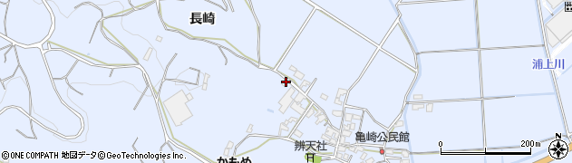 熊本県宇城市不知火町長崎565周辺の地図