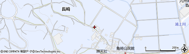 熊本県宇城市不知火町長崎516周辺の地図