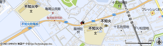 熊本県宇城市不知火町高良1851周辺の地図