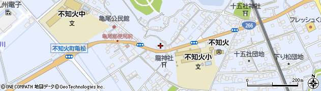 熊本県宇城市不知火町高良1848周辺の地図