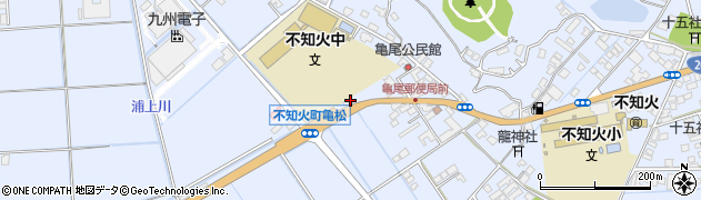 熊本県宇城市不知火町長崎132周辺の地図