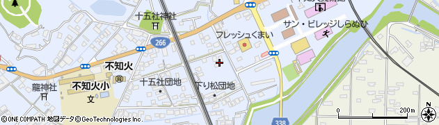 熊本県宇城市不知火町高良2084周辺の地図
