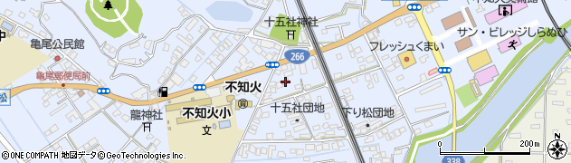 熊本県宇城市不知火町高良1993周辺の地図