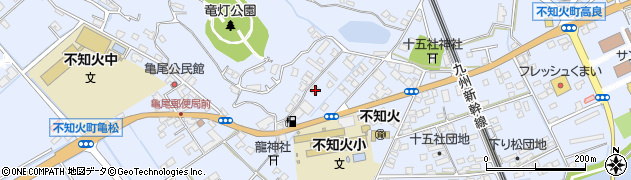 熊本県宇城市不知火町高良1855周辺の地図