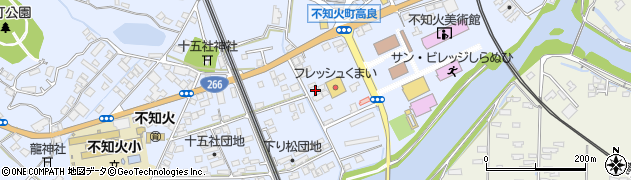 熊本県宇城市不知火町高良2208周辺の地図