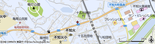 ＪＡ熊本うき不知火周辺の地図