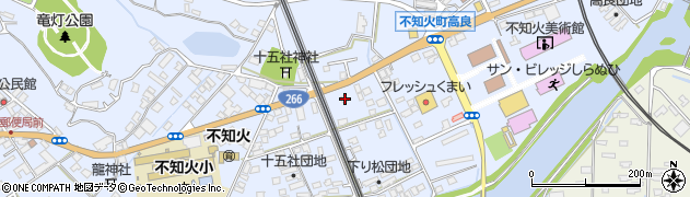 熊本県宇城市不知火町高良2012周辺の地図
